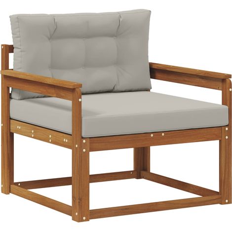 Maison Exclusive - Outdoor Mittelsofa Natur 91 x 83 x 73 cm (1/5)