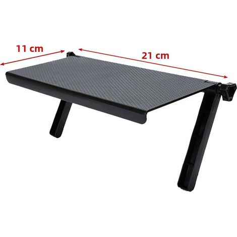 Support multifonctionnel pour écran de télévision avec étagère de rangement pour le bureau et la maison, support pratique pour ordinateur et moniteur (1/5)