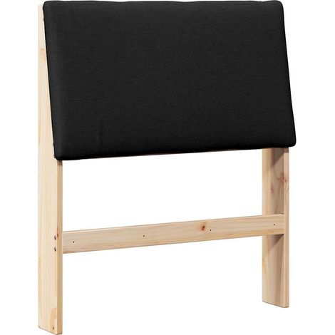 Maison Exclusive - Gepolstertes Kopfteil Schwarz 75 cm Massives K