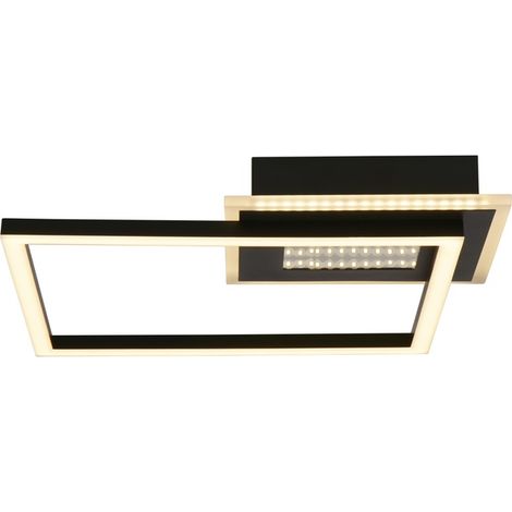 Plafonnier Quadrate gris argenté - 44250BK