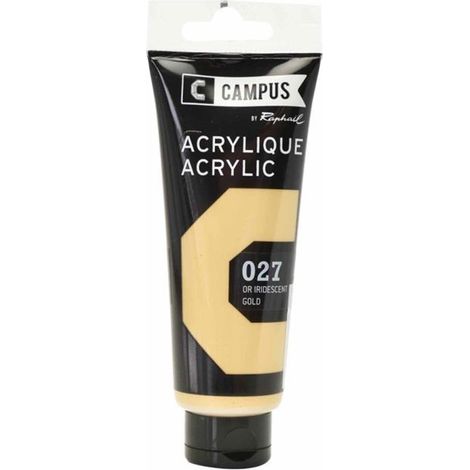 Peinture acrylique 100 ml - Doré iridescent n°027