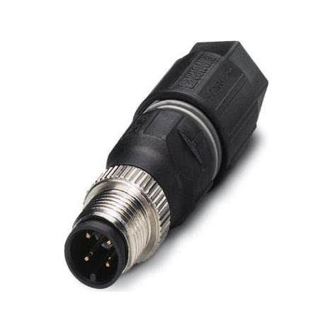 Phoenix Contact 1641785 conector M12 Negro, Acero inoxidable