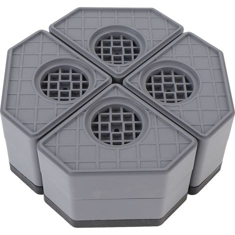 4 pièces pieds anti-vibrations pour lave-linge et sèche-linge universels anti-choc silencieux stabilisateurs anti-déplacement (1/5)