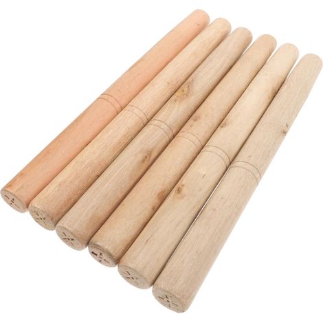 Manche D'outil Agricole Poignée De Remplacement Manche De Rechange Manche Anti-dérapant Poignée De Rechange Houe Manche en Bois Manche De Marteau De Rechange Beige (1/5)