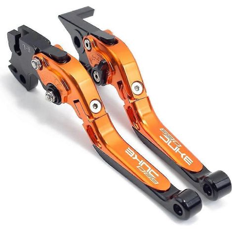 Für KTM 690 Duke 690 690duke 2008 2009 2010 2011 CNC-gefräste Aluminium-Motorrad-Klapp- und Ausziehbare Brems- und Kupplungshebel Duke690 Logo--B (1/5)