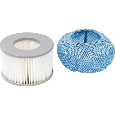 YanBan Ersatzfilterset, kompatibel mit aktuellen Mspa Spas, inklusive 2 verbesserter Filter + 2 Schutznetze (1/3)