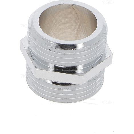 RACCORD MAMELON METAL 20X27 MALE/MALE 685301 Universel (1/5)