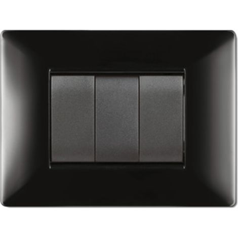 PLACCA LIFE Q LIVING PLAST NERO         3P Q.TA 10
