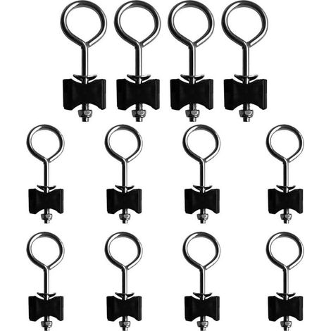 12 Pièces Vis pour Trampoline, Accessoires pour Trampoline Vis, Vis de Rechange pour Trampolines, Outil de Stabilité de Trampoline, pour La Plupart des Trampolines d'Extérieur (1/5)