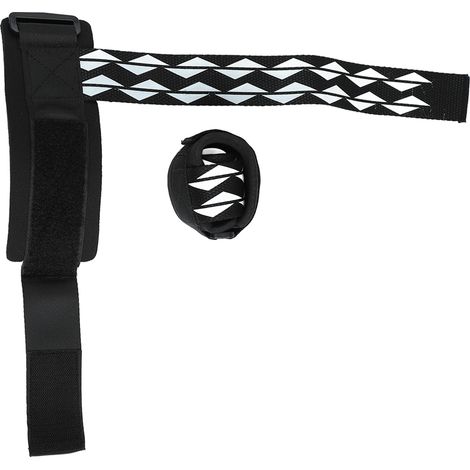 2 Pièces Sangles de Poignet pour Traction Musculation, Ceinture de Soutien et Grip pour Barre Fixe et Halteres (1/5)