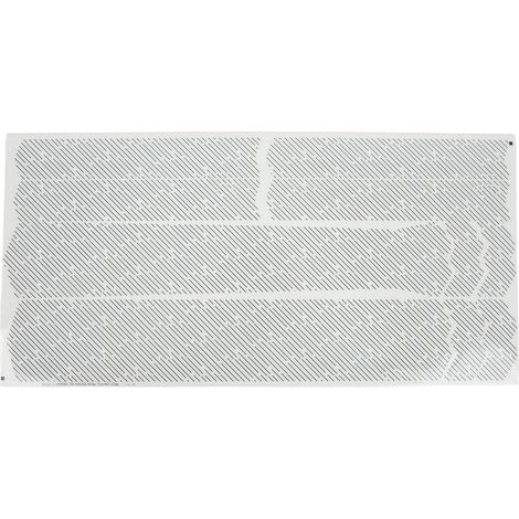 ENLEE Ein Set Fahrradrahmenaufkleber, thermoplastisches Polyurethan-Schutzband für Fahrradrahmen, gestreiftes Muster. (1/5)