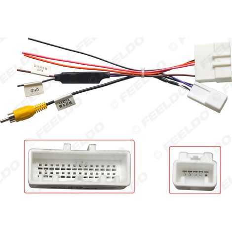Adapter cable for upgrading the Subaru rearview camera on 2015-2024 models. (1/5)
