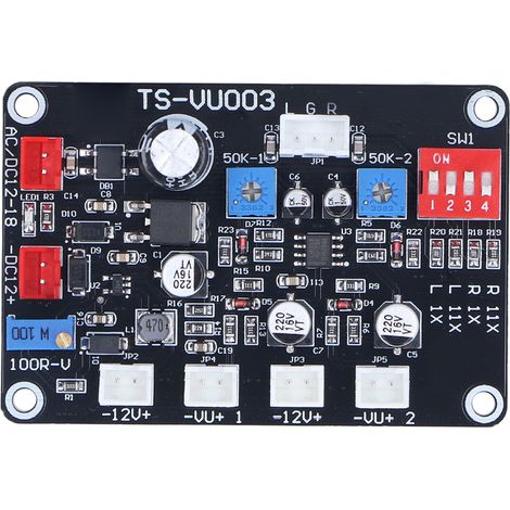 Panneau conducteur VU réglable TS VU003 pour amplificateur DB, module d'éclairage rétro-éclairage 100mA, carte pilote pour afficheur VU (1/5)