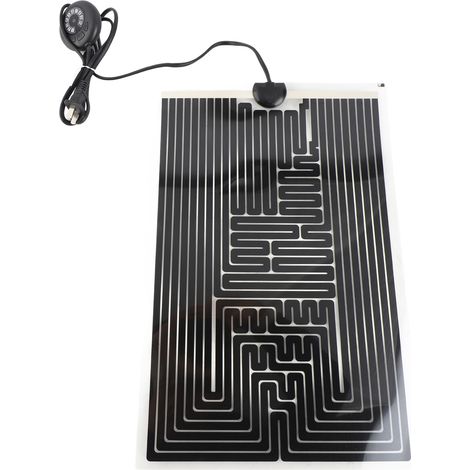 Tapis Chauffant Reptile Ortviai 20W 42x28cm Étanche PET Graphène Thermostat (1/3)