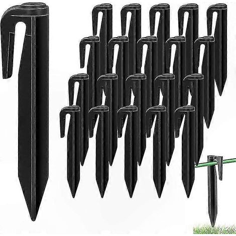 Cavaliers pour Tondeuse Robotisée, Clous de Câble et Piquets de Fixation, Accessoires de Jardin, Crochets d'Ancrage pour Outils de Pelouse (1/5)