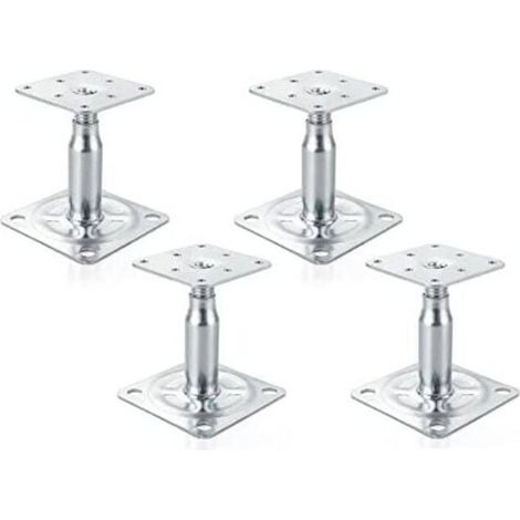 Para la estructura del tejado se utilizan cuatro columnas galvanizadas de entre 100 y 150 mm de diámetro. (1/4)
