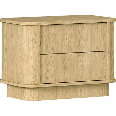 Nachttisch 2 Schubladen Halina Holz (1/5)