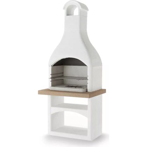cucina da esterno modulare palazzetti "brioni grill" in cemento 90x70x225 cm