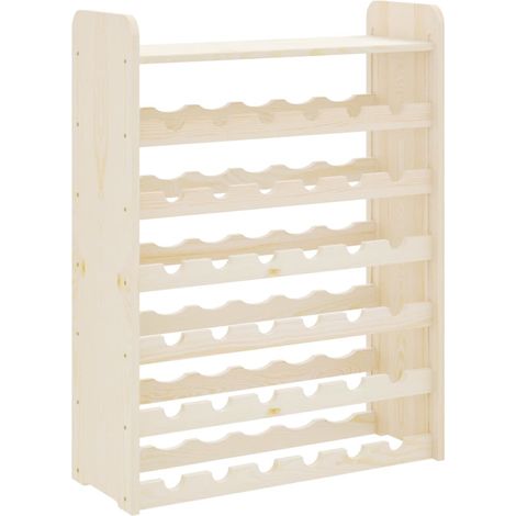 Casier à vin et panneau supérieur 67,5x25x87 bois pin massif (1/5)
