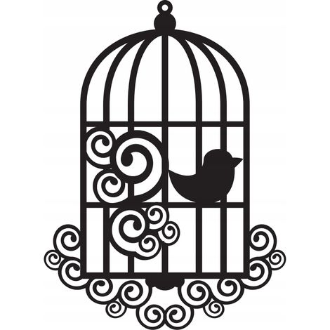 P1 Anhänger in Form eines Käfigvogels, durchbrochenes Ornament