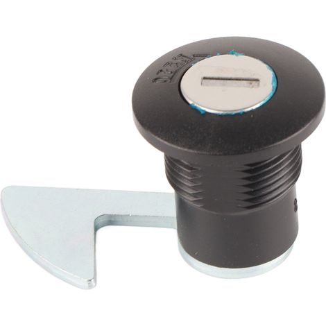 Coffre de rangement scooter avec serrure antivol, fixation universelle en aluminium et plastique pour moto électrique, crochet court, modèle B (1/5)