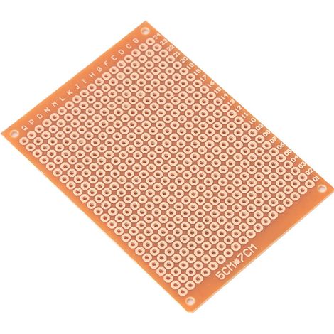 Lot de 10 plaques d'essai universelles pour circuits imprimés (PCB) simple face de 5 × 7 cm (1/5)