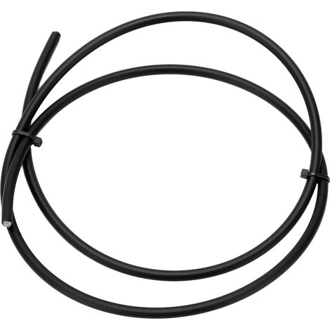 MEROCA Tuyau de Frein Hydraulique pour VTT - Câble de Frein à Disque, Diamètre 5mm, Longueur 1m, Noir (1/5)