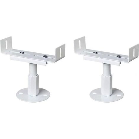 Blanc,Lot de 2 pieds de radiateur , hauteur réglable de 8 à 13 cm, style architectural traditionnel, résistant au sel et au brouillard pour radiateurs en fonte (1/5)