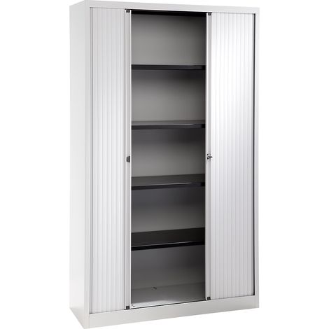 BISLEY, Armoire à rideaux Euro, largeur 1200 mm, 4 tablettes, (1/5)