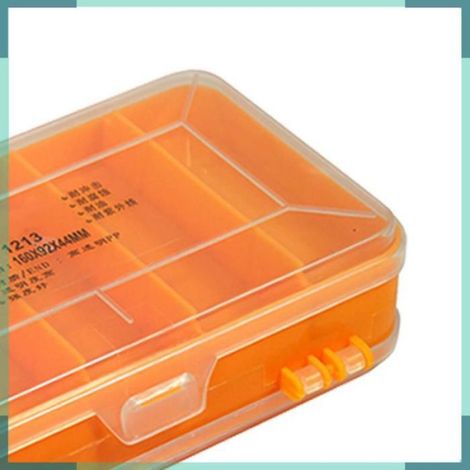 Boîte d’organisateur de matériel Boîte de rangement de matériel, boîte de rangement en plastique moto outillage Jaune (1/5)