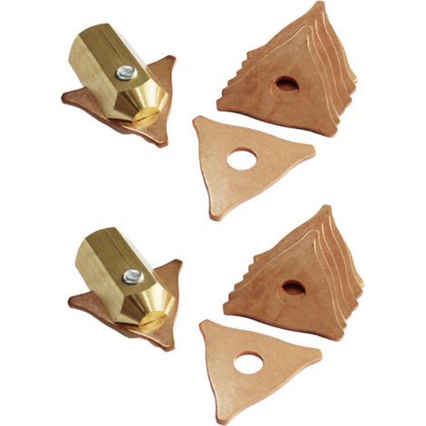 2X Tri Crochet Laveur ÉLectrode à 3 Points D'Extraction Pince à Mandriner SystèMe de Traction Goujons Soudeuses pour Goujons par Points Kit de (1/2)