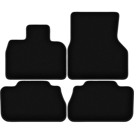 Tapis de sol BASIC en velours noir pour : BMW iX I20 0 (2021-2022) (1/5)