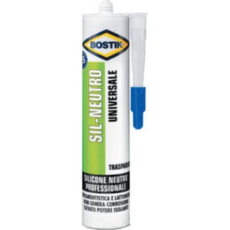 12 x BOSTIK SIL-NEUTRO UNIVERSALE 300 ML TRASPARENTE