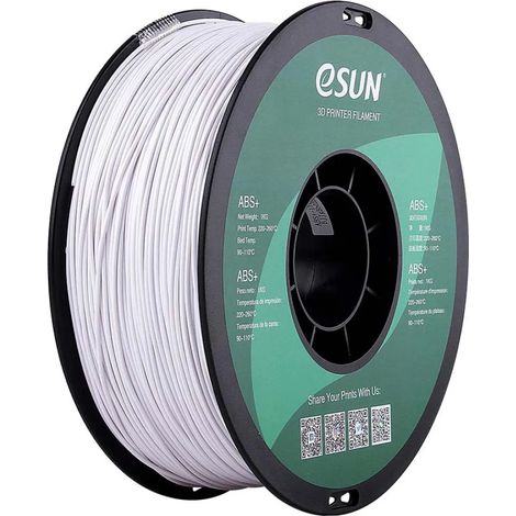 Filamento stampante 3d esun abs+ resistenza calore adesione strati (1/3)
