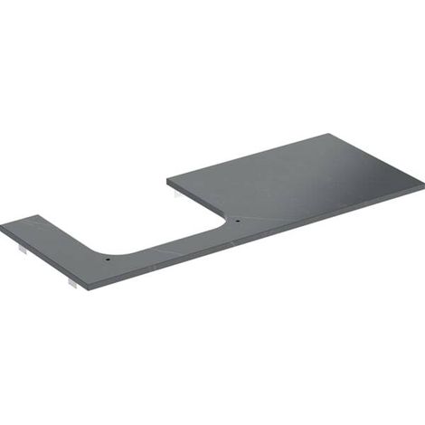 Placa de lavabo Geberit ONE, recortable a la izquierda, para