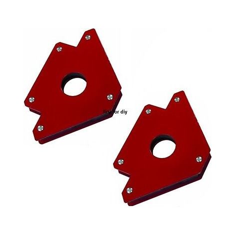 Welding Magnet x2 25lb Right Angle Square Holder Soldering Heavy Duty