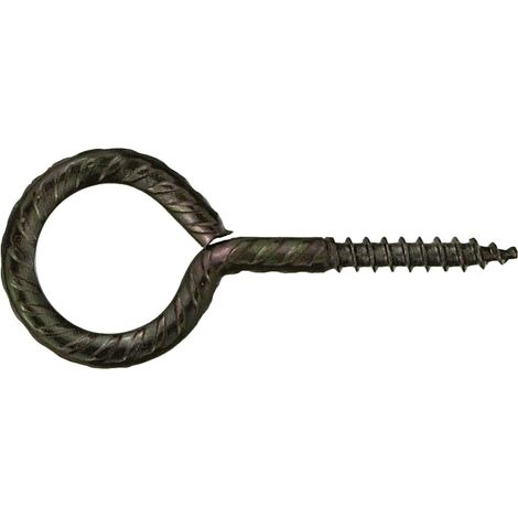 Occhioli rustici per legno 4,0x20x10 mm. - 6 pz.