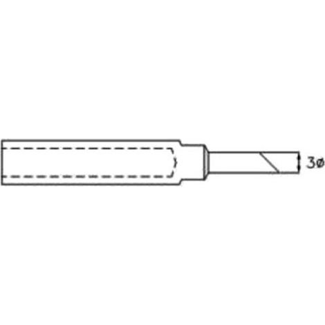 Panne de fer à souder cms - sabot 45° - ø 0 3 mm (1/8'')