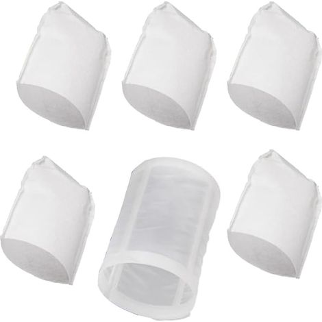 Lot de 6 filtres de rechange pour aspirateur Makita CL100/106/180 DCL180, 5 filtres 443060-3 + 1 pré-filtre 451208-3 (1/5)