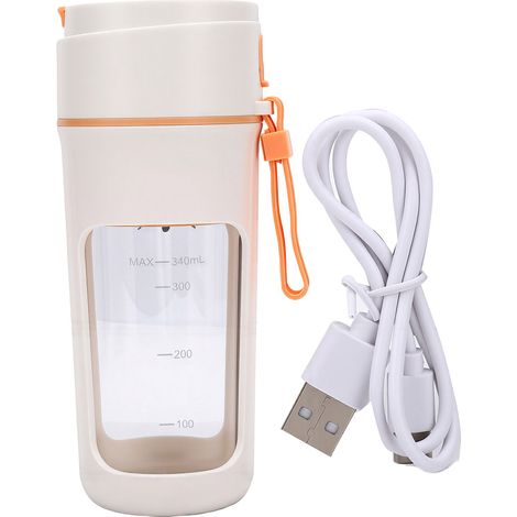 Mixeur-blender portable 340 ml, moteur 22 000 tr/min, rechargeable, idéal pour les voyages, la salle de sport et le camping. (1/5)