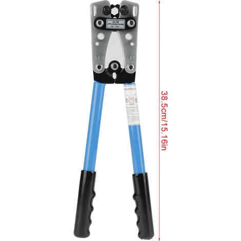 6 - 50 mm HX-50B Crimpzange für Steckverbinder, Kabelschuhe, Sechskant-Crimpzange (blau) (1/5)
