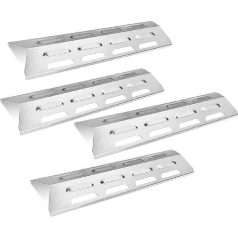 Trintion 41CM Grill Heat Plate,Outdoor Barbecue Replacement Parts,Barbecue Heat Plate,Heat Diffuser, Heat Deflector, Heat Tent, Gas BBQ Replacement Parts,4 Pack (1/5)