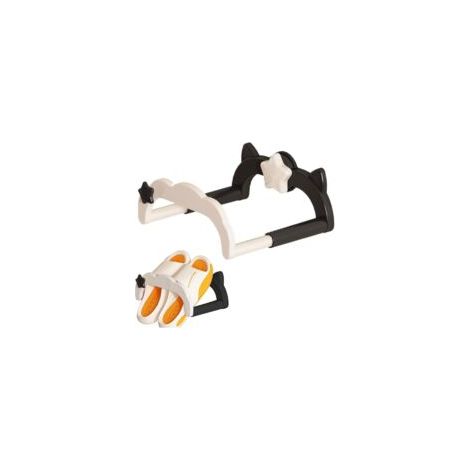 Gancio per lavabo, scolapiatti a parete per lavabo, scolapiatti retrattile a ventosa per lavabo - Supporto per lavabo da bagno, gancio a parete per doccia senza fori, porta - Crezuo