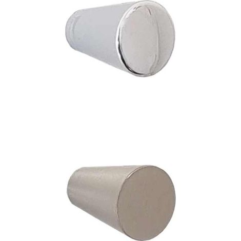Pomello per mobili stile Moderno serie 40 Giusti - Cromo lucido