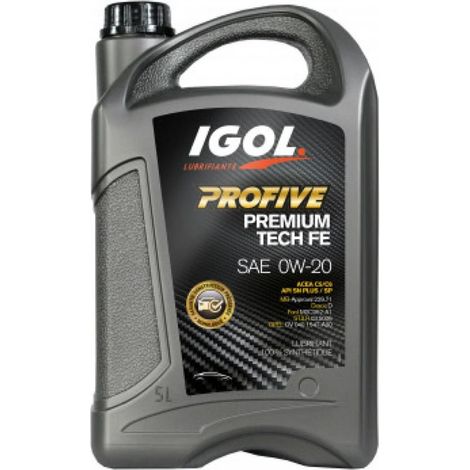 Huile moteur PROFIVE ULTRA TECH FE 0W-20 5L IGOL