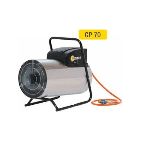 Sovelor - Chauffage air pulsé inox mobile gaz propane allumage automatique Puissance élec. 140W - GP70AI