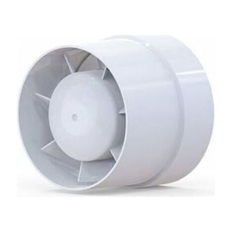Extracteur d'air silencieux 19W – Débit d'air 130 m³/h – Faible bruit 34 dB – Diamètre conduit 125 mm – Plastique ABS résistant UV - LFI-13S (1/5)