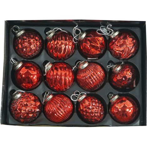 Weihnachtsdeko Weihnachtsbaumkugeln Baumschmuck Weihnachtsbaumspitze Aufhänger - 8 = 8 cm