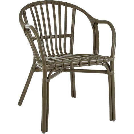 Premier Housewares Havana Grey Rattan Low Armchair (1/5)