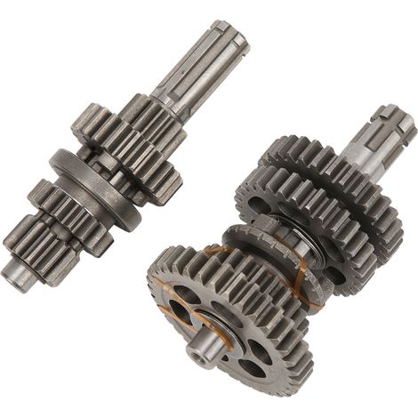 Arbre de transmission secondaire 4 vitesses de rechange pour moteur Lifan 125cc, démarrage électrique et kick, pièce robuste en acier. (1/5)